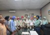 ਪੈਨਸ਼ਨਰਜ਼ ਜੁਆਇੰਟ ਫਰੰਟ ਵੱਲੋਂ ਮੰਗ ਪੱਤਰ ਦਿੱਤਾ ਗਿਆ।