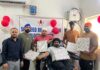 ਸ਼ਹੀਦ ਭਗਤ ਸਿੰਘ ਬਲੱਡ ਬੈਂਕ ਨਵਾਂਸ਼ਹਿਰ ਨੇ ਰਾਜਾ ਸਾਹਿਬ ਜੀ ਦੇ ਸੇਵਕਾਂ ਨੂੰ ਕੀਤਾ ਸਨਮਾਨਿਤ