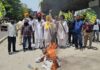 ਸ਼੍ਰੀ ਅਕਾਲ ਤਖ਼ਤ ਸਾਹਿਬ ਨੂੰ ਝੂਠਾ ਸਾਬਤ ਕਰਨ ਦੇ ਰੋਸ ਵਜੋਂ ਮੁੱਖ ਮੰਤਰੀ ਭਗਵੰਤ ਮਾਨ ਦਾ ਪੁਤਲਾ ਫੂਕਿਆ