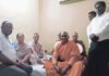 The venerable monks offered blessings and words of Dhamma