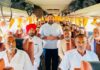 ‘ਆਪ’ ਆਗੂ ਕਰਨਵੀਰ ਕਟਾਰੀਆ ਵਲੋਂ ਪਿੰਡ ਬੇਹਰੜੀ ਵਿਖੇ ਯਾਤਰਾ ਤੋਂ ਪਰਤੀ ਸੰਗਤ ਦਾ ਸਵਾਗਤ