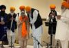 ਅਵਤਾਰ ਸਿੰਘ ਖੰਡਾ ਦੇ ਮਾਤਾ ਬੀਬੀ ਚਰਨਜੀਤ ਕੌਰ ਦਾ ਗੁਰੂ ਨਾਨਕ ਗੁਰਦੁਆਰਾ ਸਮੈਦਿਕ ਵਿਖੇ ਭਰਵਾਂ ਸਨਮਾਨ