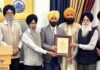 ਸ੍ਰੀ ਗੁਰੂ ਸਿੰਘ ਸਭਾ ਗੁਰਦੁਆਰਾ ਸਰੀ ‘ਚ ਪੰਥਕ ਸ਼ਖਸ਼ੀਅਤਾਂ ਦਾ ਸਨਮਾਨ